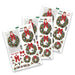 CRAFT CREATIONS DIE CUT DECOUPAGE CHRISTMAS WREATH - DCD653