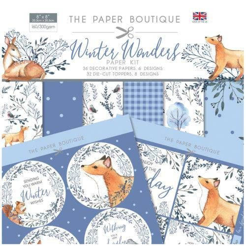 PB 8X8 PAPER KIT WINTER WONDERS - PB1423