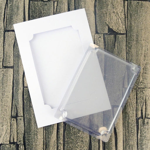 HUNKYDORY DIMENSIONAL CARD KIT BRACKET INVERTED CORNER REC - DC105