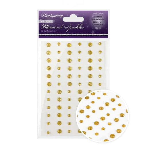 DIAMOND SPARKLES GLITTER GEMSTONES - GOLD SPARKLE - GEM221