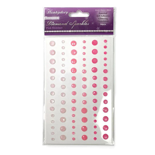 DIAMOND SPARKLES SHIMMER GEMSTONES - PINK SHIMMER - GEM242