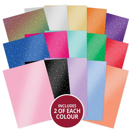 HUNKYDORY MIRRI CARD STOCK SNOWFALL MIRRI - MCD301