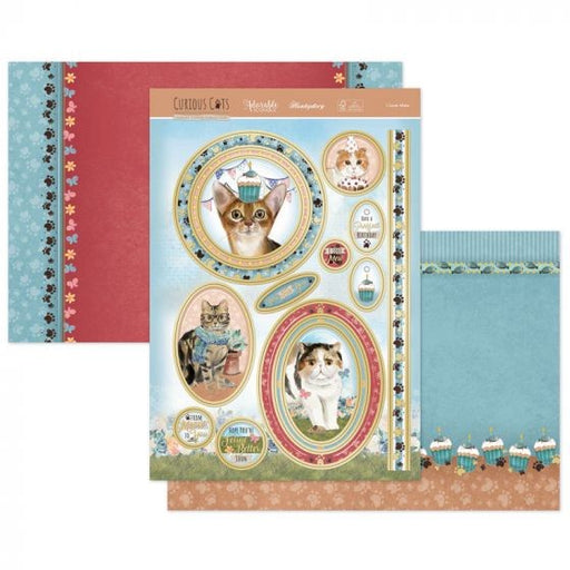 HUNKYDORY TOPPER CURIOUS CATS I LOVE MEW - CURCAT901