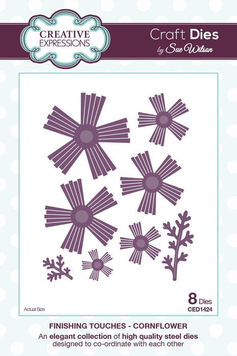 SUE WILSON DIES FINISHING TOUCHES CORNFLOWER - CED1424