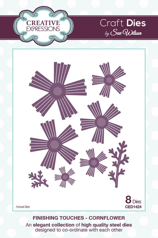 SUE WILSON DIES FINISHING TOUCHES CORNFLOWER - CED1424