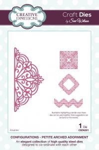 SUE WILSON DIES CONFIGURATIONS PETITE ARCHED ADORN - CED6301