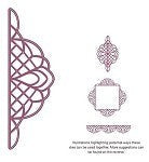 SUE WILSON DIES CONFIGURATIONS TEARDROP ADORNMENT - CED6305