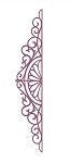 SUE WILSON DIES CONFIGURATIONS CHARMING LACE TRIM - CED6404