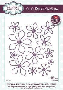 SUE WILSON DIES FINISHING TOUCHES OPEN PETALS - CED1446