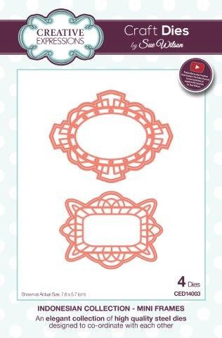 SUE WILSON DIES INDONESIAN COLLECTION MINI FRAMES - CED14003