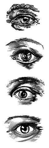 WOODWARE CLEAR STAMPS EYES - FRS043