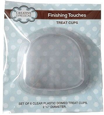 CREATIVE EXPRESSIONS DOMED TREAT CUP PK 6 - CETREATDOME