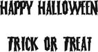 WOODWARE CLEAR STAMPS HAPPY HOLLOWEEN - JWS075