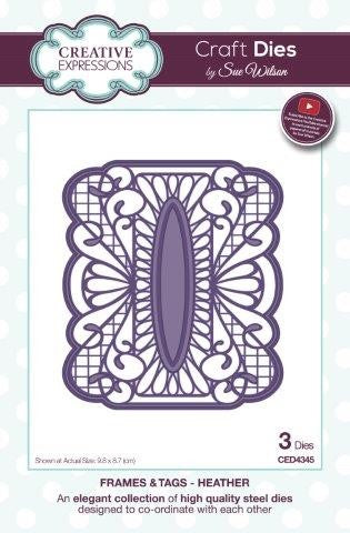 SUE WILSON FRAMES AND TAGS COLLECTION HEATHER - CED4345
