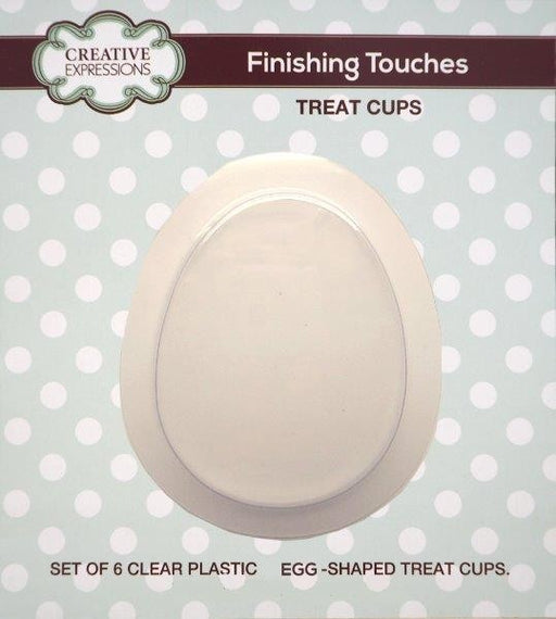 CREATIVE EXPRESSIONS FINISHING TOUCHES EGG SHAPED TREAT CUP - CETREATEGG
