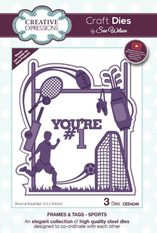 SUE WILSON FRAMES AND TAGS COLLECTION SPORTS - CED4349