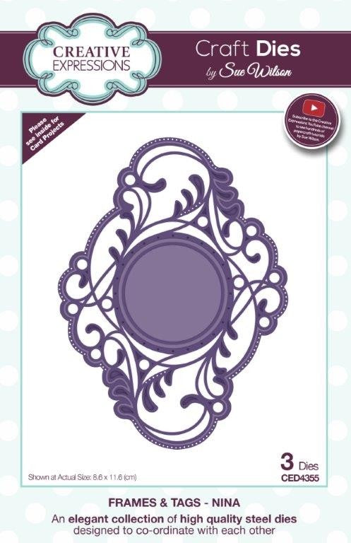 SUE WILSON FRAMES AND TAGS COLLECTION NINA - CED4355