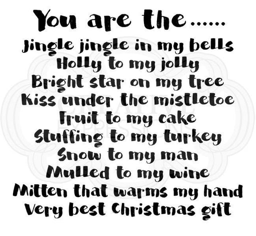 WOODWARE CLEAR STAMPS EVERYTHING CHRISTMAS - FRS063