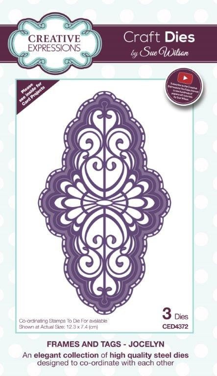 SUE WILSON DIES FRAMES TAGS COLL JOCELYN - CED4372