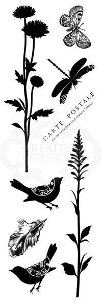 WOODWARE CLEAR STAMPS NATURAL ELEMENTS - FRS384