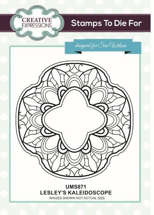 SUE WILSON STAMPS LESLEYS KALEIDOSCOPE - UMS871