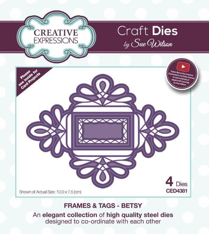 SUE WILSON DIE FRAMES AND TAGS COLLECTION BETSY - CED4381