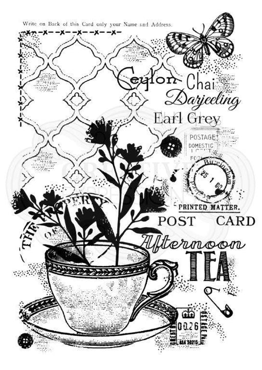 WOODWARE CLEAR STAMPS AFTERNOON TEA - FRS751