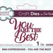 SUE WILSON DIE MINI EXPRESSIONS COLL YOU ARE THE BEST - CEDME034