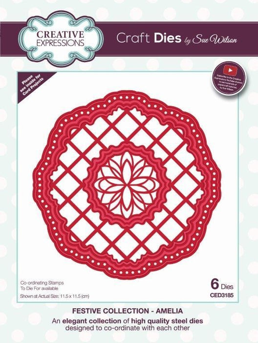 SUE WILSON DIE FESTIVE COLL AMELIA - CED3185