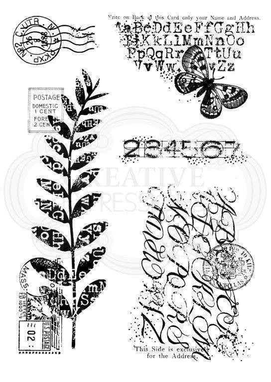 WOODWARE CLEAR STAMPS POSTAL MIX - FRS781