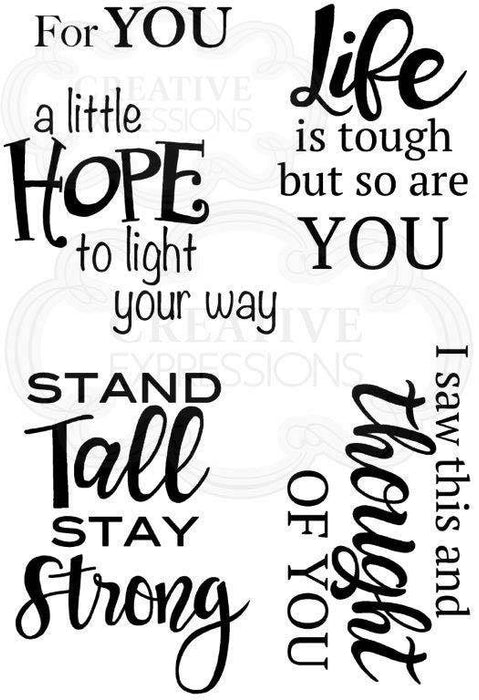 WOODWARE CLEAR STAMPS SAW THIS - JGS692