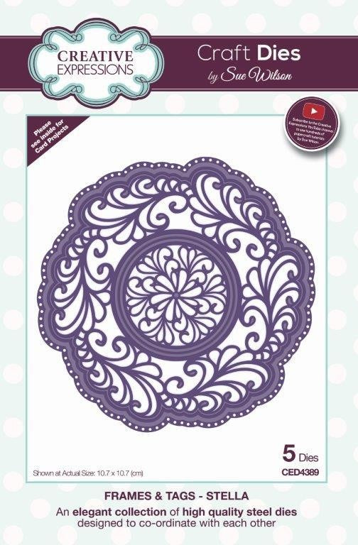 SUE WILSON DIE FRAMES AND TAGS COLLECTION STELLA - CED4389