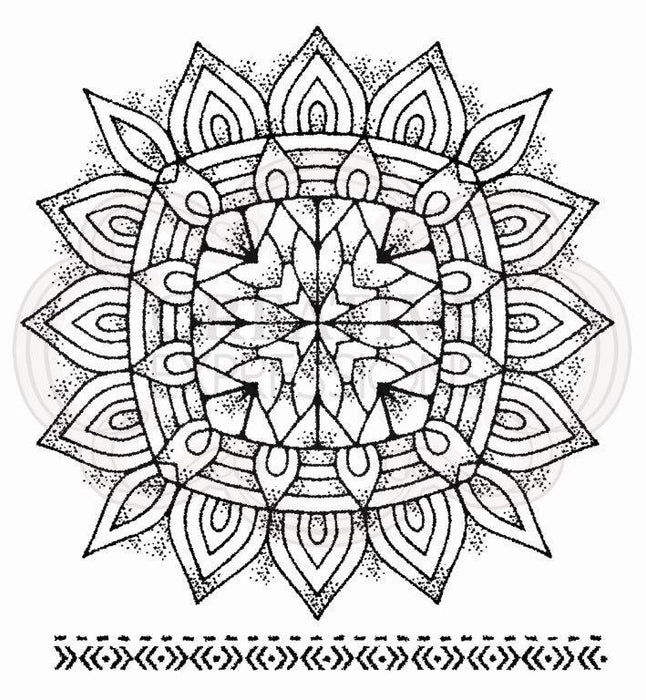 WOODWARE CLEAR STAMPS MANDALA TWO - FRS078