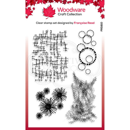 WOODWARE CLEAR STAMPS READ TEXTURES - FRS810