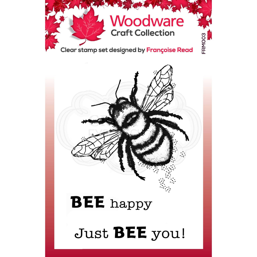 WOODWARE CLEAR STAMPS LITTLE BEE - FRM003