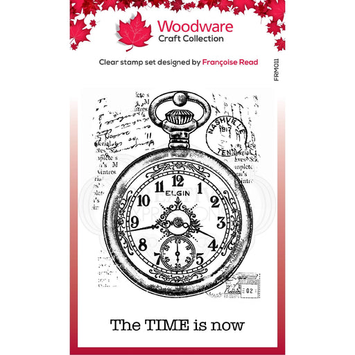 WOODWARE CLEAR STAMPS POCKET WATCH - FRM011