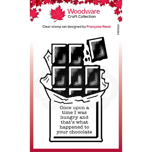 WOODWARE CLEAR STAMPS CHOCOLATE - FRM014