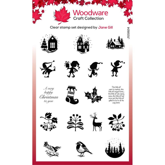 WOODWARE CLEAR STAMPS BIG BUBBLE LARGE TOPS - JGS824