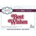 CREATIVE EXP SUE WILSON MINI SHADOWED BEST WISHES - CEDSS025