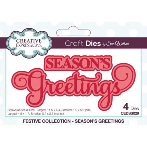 CREATIVE EXPRESSIONS DIE SEASON'S GREETINGS   - CEDSS029
