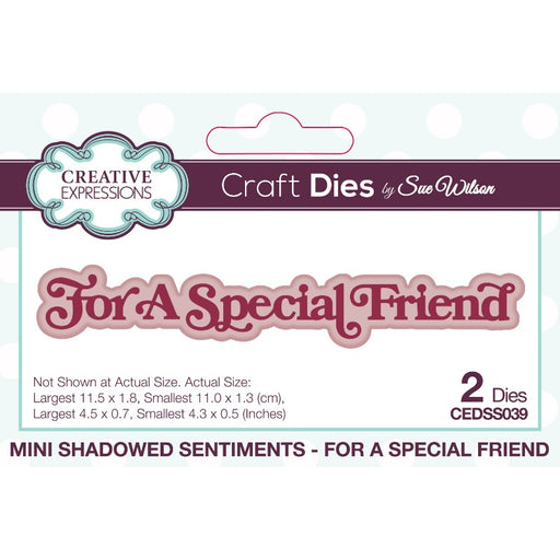 CREATIVE EXPRESSIONS DIE FOR A SPECIAL FRIEND   - CEDSS039