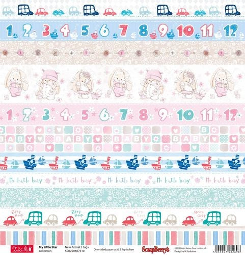 HOBBY & YOU 12X12 MY LITTLE STAR NEW ARRIVALS TAG3 - SCB220607310