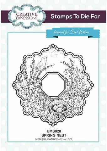 SUE WILSON STAMPS TO DIE FOR SPRING NEST - UMS828