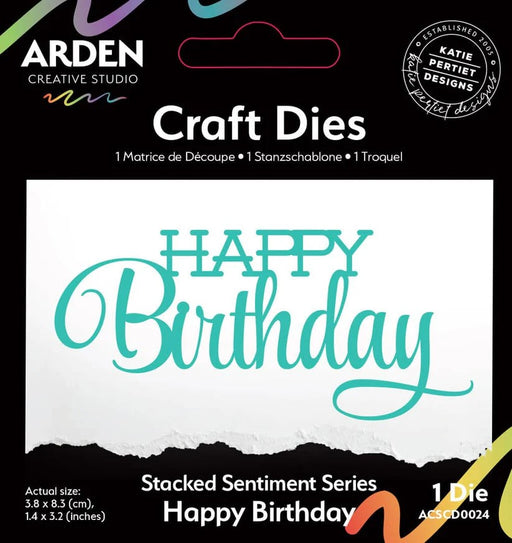 ARDEN CREATIVE STUDIO DIE HAPPY BIRTHDAY  - ACSCD0024