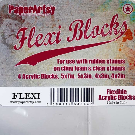 PAPER ARTSY FLEXI ACRLIC BLOCKS - FLEXI