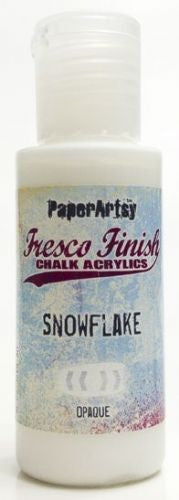 PAPER ARTSY FRESCO CHALK ACRYLICS SNOWFLAKE - FF15