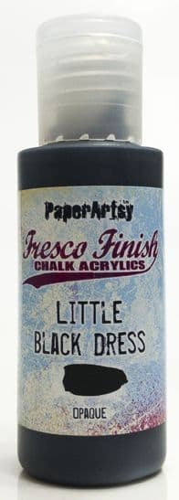PAPER ARTSY FRESCO CHALK ACRYLICS LITTLE BLACK DRESS - FF19