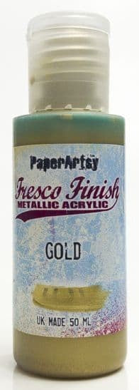 PAPER ARTSY FRESCO CHALK ACRYLICS GOLD - FF20