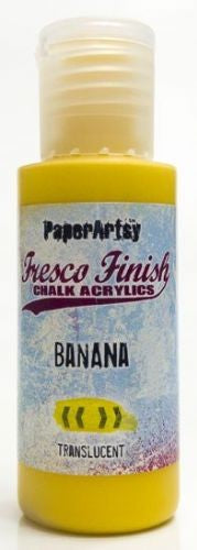 PAPER ARTSY FRESCO CHALK ACRYLICS BANANA - FF91