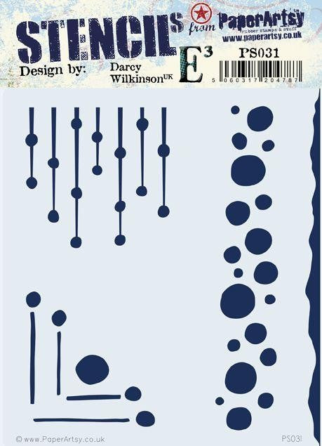 PAPER ARTSY STENCIL BY DARCY WILKINSON 031 - PS031